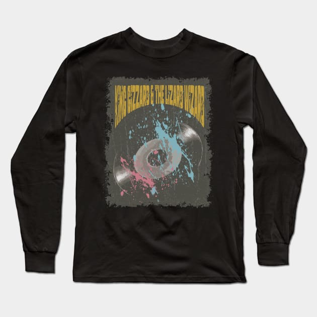 King Gizzard & the Lizard Wizard Vintage Vynil Long Sleeve T-Shirt by K.P.L.D.S.G.N